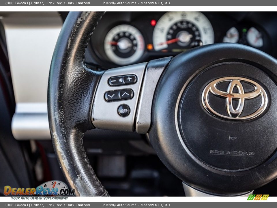 2008 Toyota FJ Cruiser Brick Red / Dark Charcoal Photo #34