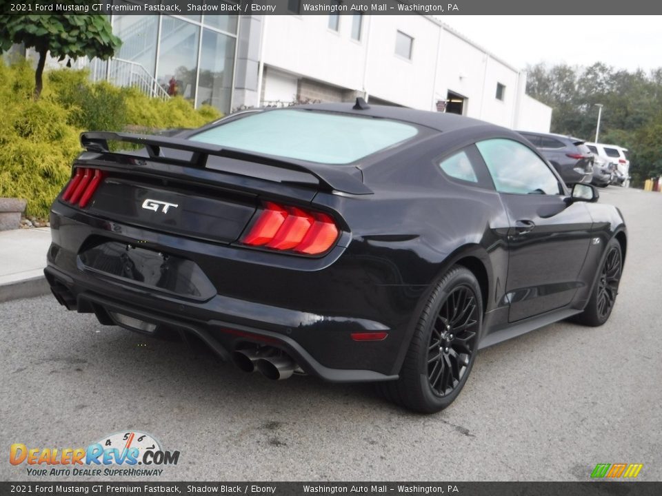 2021 Ford Mustang GT Premium Fastback Shadow Black / Ebony Photo #18