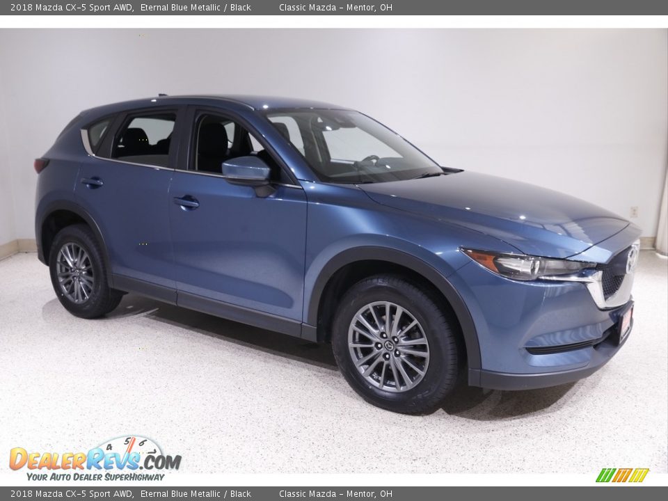 2018 Mazda CX-5 Sport AWD Eternal Blue Metallic / Black Photo #1