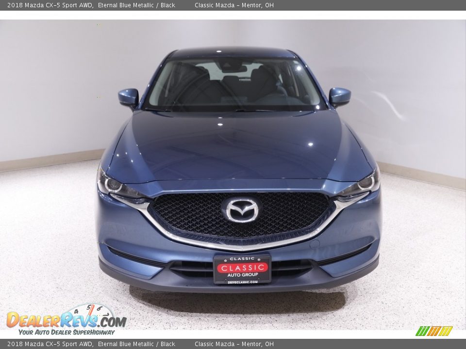 2018 Mazda CX-5 Sport AWD Eternal Blue Metallic / Black Photo #2