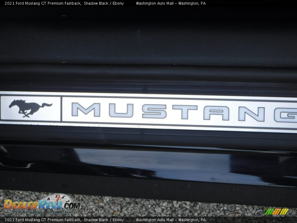 2021 Ford Mustang GT Premium Fastback Shadow Black / Ebony Photo #24