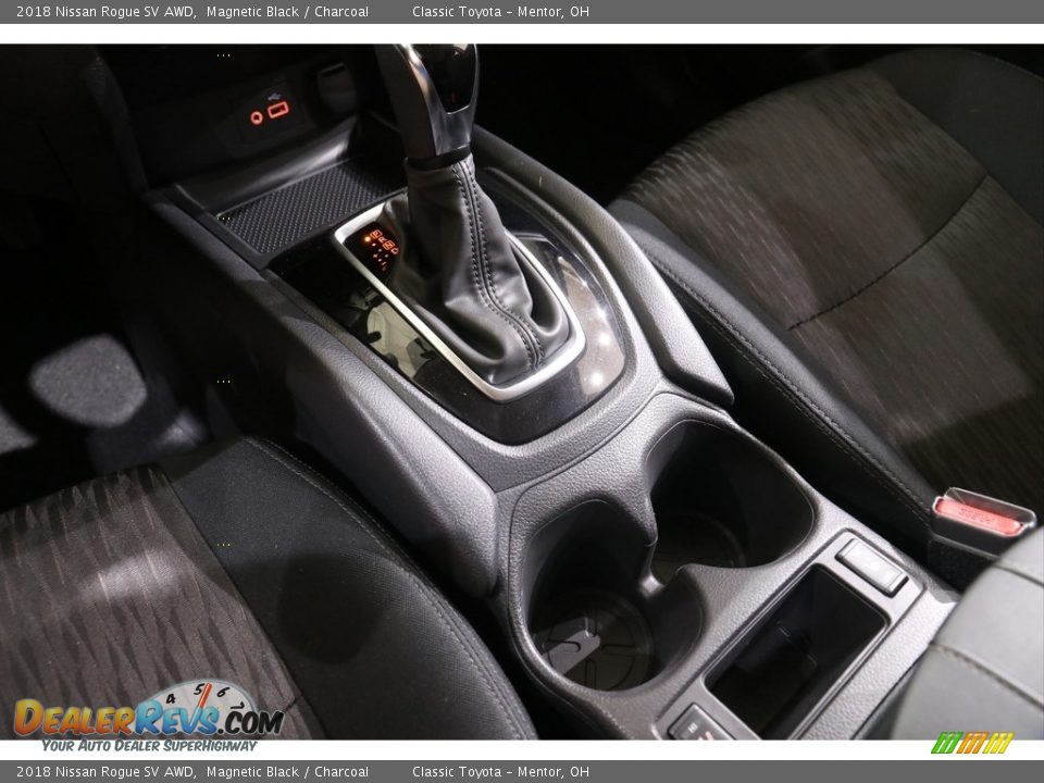 2018 Nissan Rogue SV AWD Magnetic Black / Charcoal Photo #12