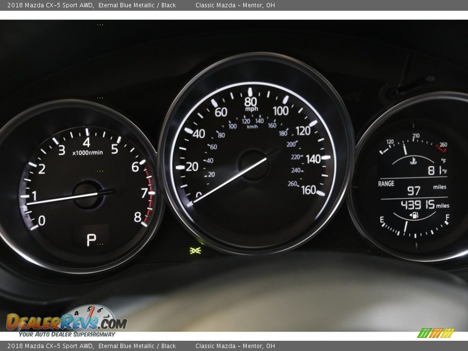 2018 Mazda CX-5 Sport AWD Eternal Blue Metallic / Black Photo #8