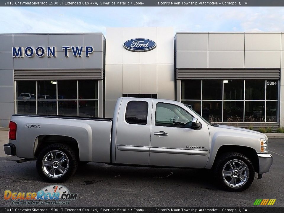 2013 Chevrolet Silverado 1500 LT Extended Cab 4x4 Silver Ice Metallic / Ebony Photo #1