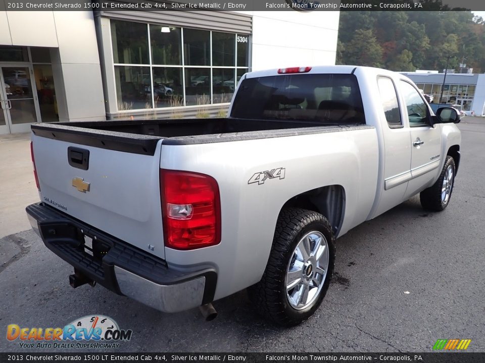 2013 Chevrolet Silverado 1500 LT Extended Cab 4x4 Silver Ice Metallic / Ebony Photo #2