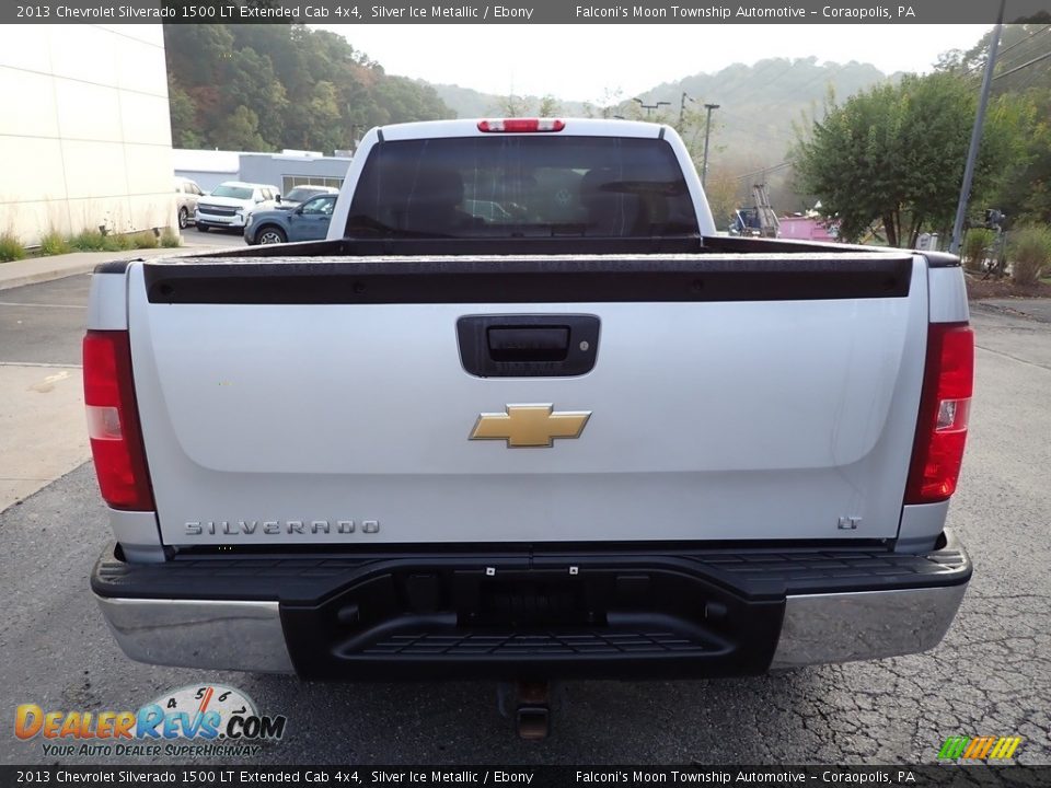 2013 Chevrolet Silverado 1500 LT Extended Cab 4x4 Silver Ice Metallic / Ebony Photo #3