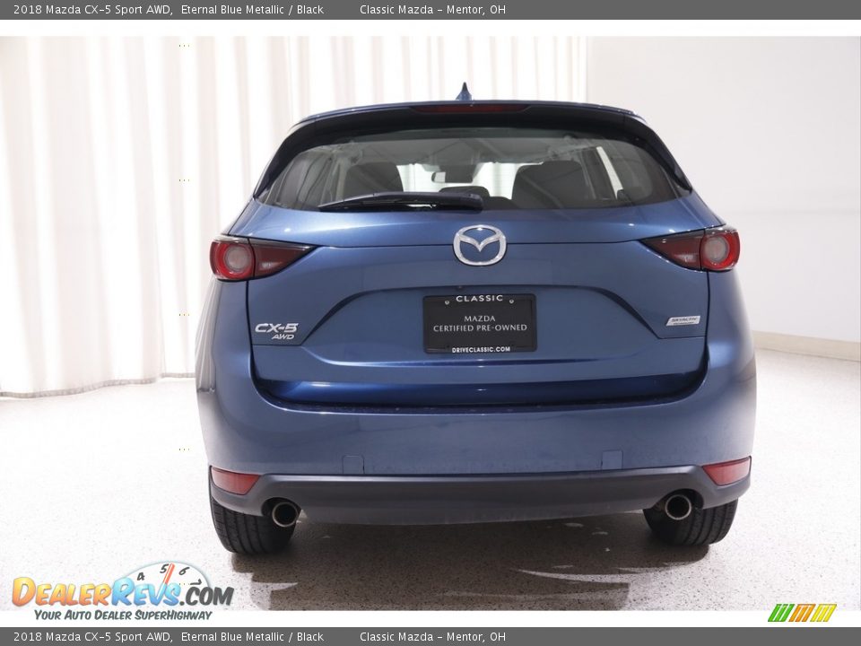 2018 Mazda CX-5 Sport AWD Eternal Blue Metallic / Black Photo #16