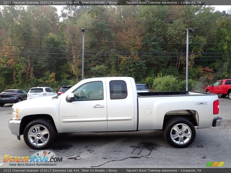 2013 Chevrolet Silverado 1500 LT Extended Cab 4x4 Silver Ice Metallic / Ebony Photo #5