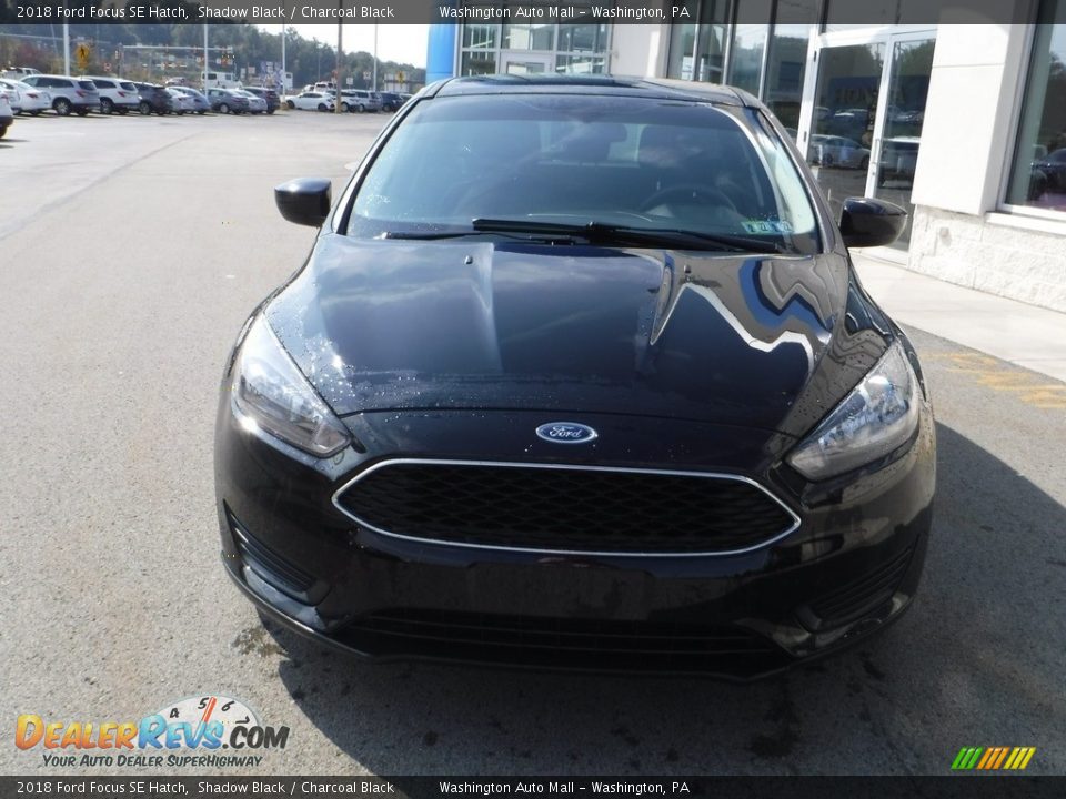 2018 Ford Focus SE Hatch Shadow Black / Charcoal Black Photo #4