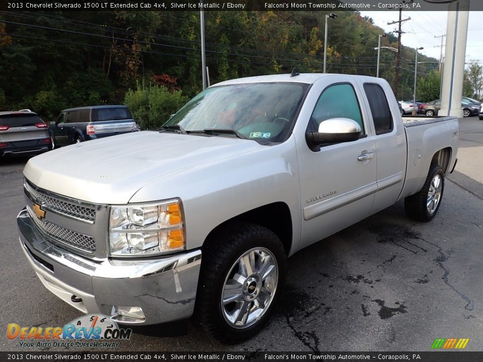 2013 Chevrolet Silverado 1500 LT Extended Cab 4x4 Silver Ice Metallic / Ebony Photo #6