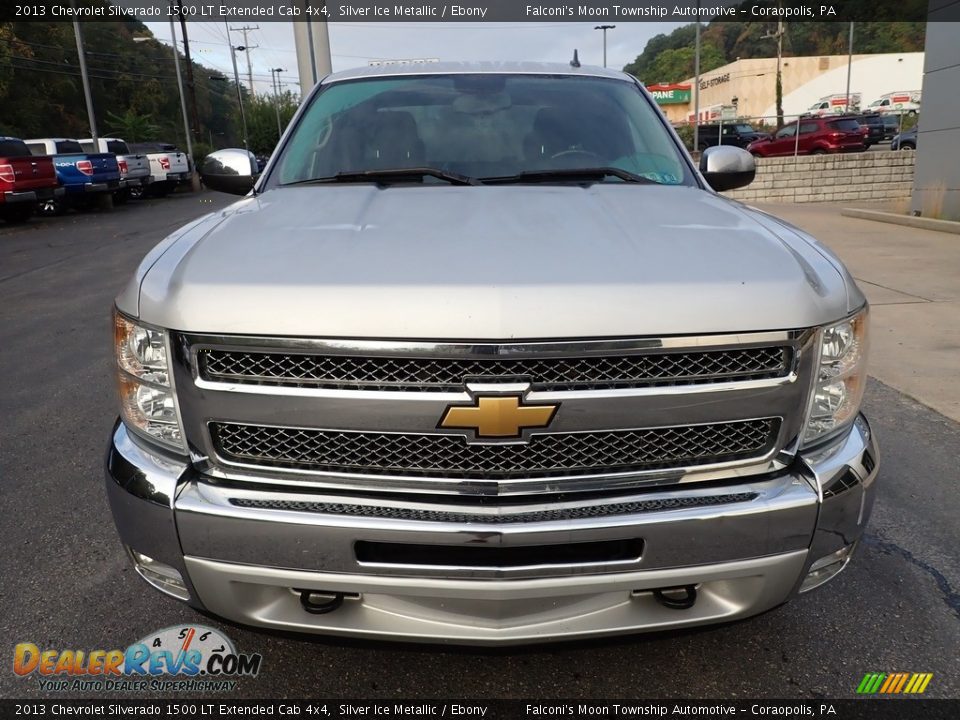 2013 Chevrolet Silverado 1500 LT Extended Cab 4x4 Silver Ice Metallic / Ebony Photo #7