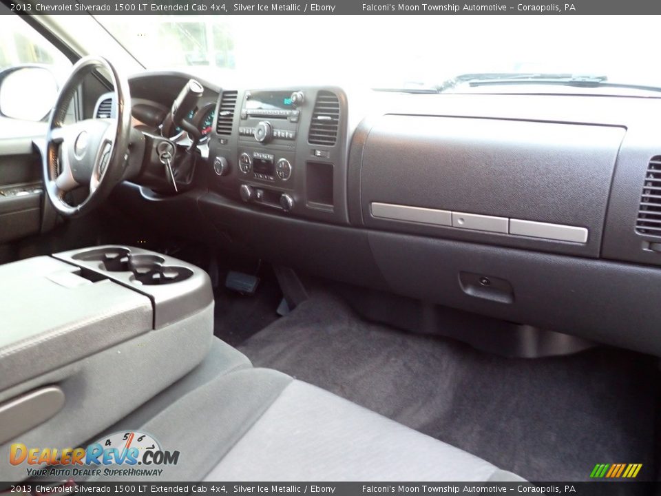 2013 Chevrolet Silverado 1500 LT Extended Cab 4x4 Silver Ice Metallic / Ebony Photo #12