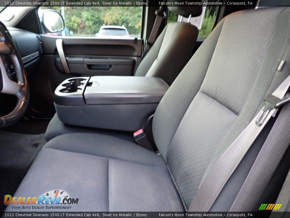 2013 Chevrolet Silverado 1500 LT Extended Cab 4x4 Silver Ice Metallic / Ebony Photo #17