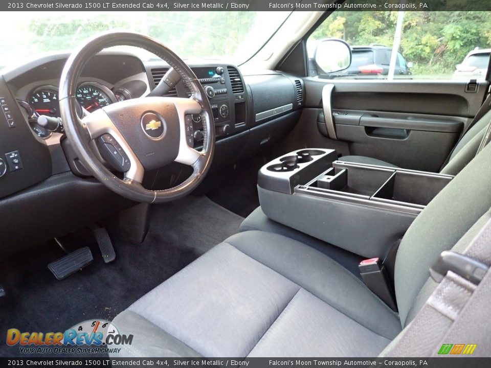 2013 Chevrolet Silverado 1500 LT Extended Cab 4x4 Silver Ice Metallic / Ebony Photo #27