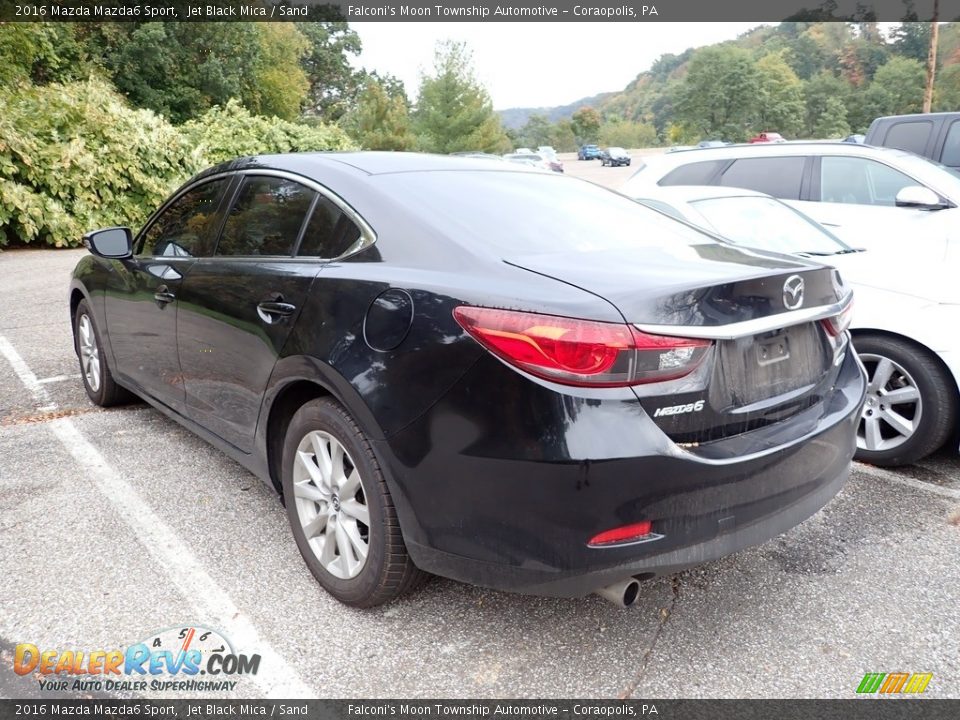 2016 Mazda Mazda6 Sport Jet Black Mica / Sand Photo #2