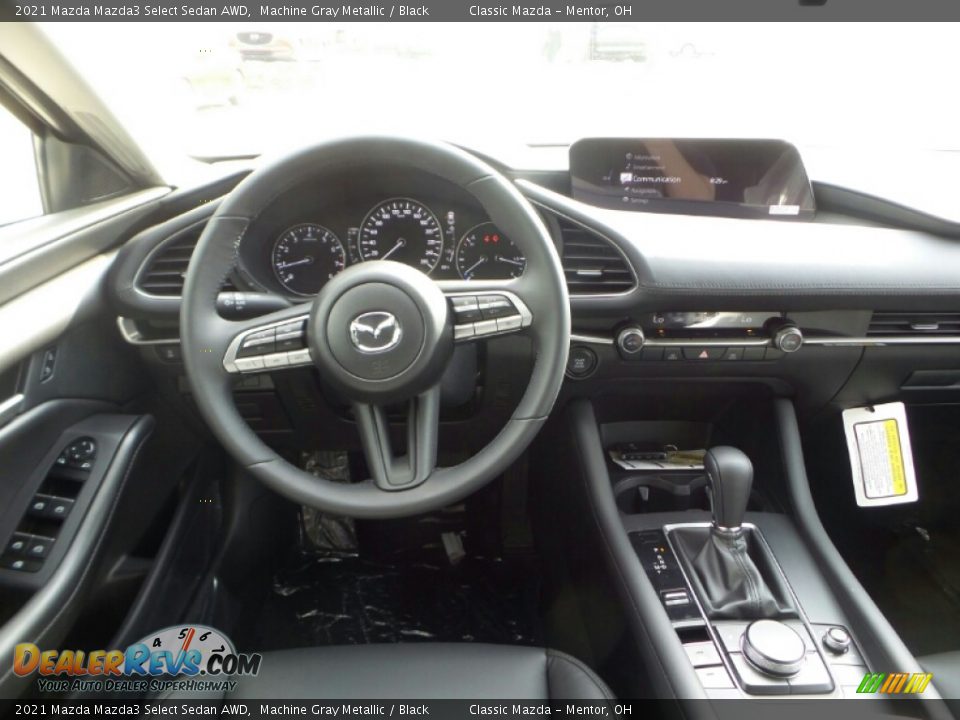 2021 Mazda Mazda3 Select Sedan AWD Machine Gray Metallic / Black Photo #4