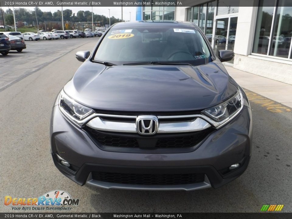 2019 Honda CR-V EX AWD Gunmetal Metallic / Black Photo #5