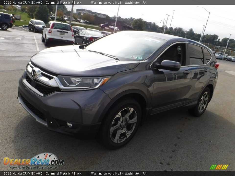 2019 Honda CR-V EX AWD Gunmetal Metallic / Black Photo #6