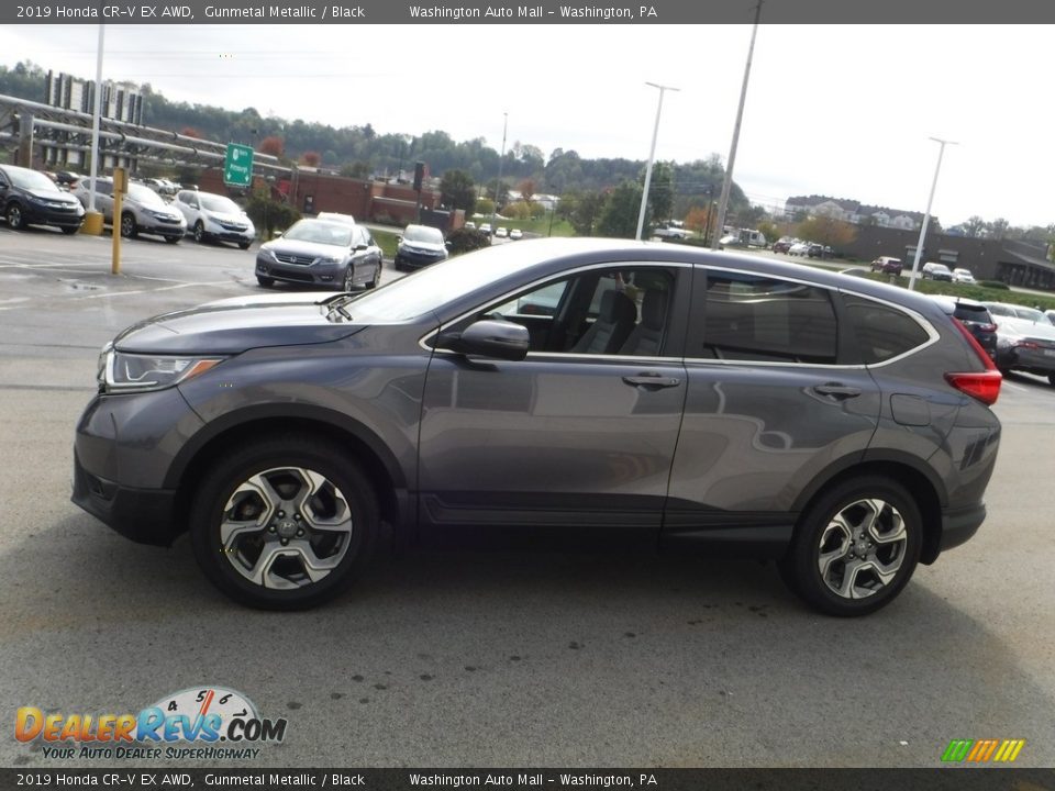 2019 Honda CR-V EX AWD Gunmetal Metallic / Black Photo #8