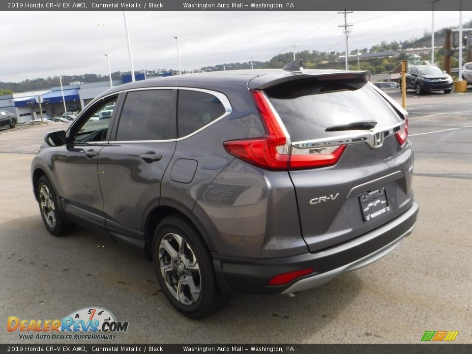 2019 Honda CR-V EX AWD Gunmetal Metallic / Black Photo #9