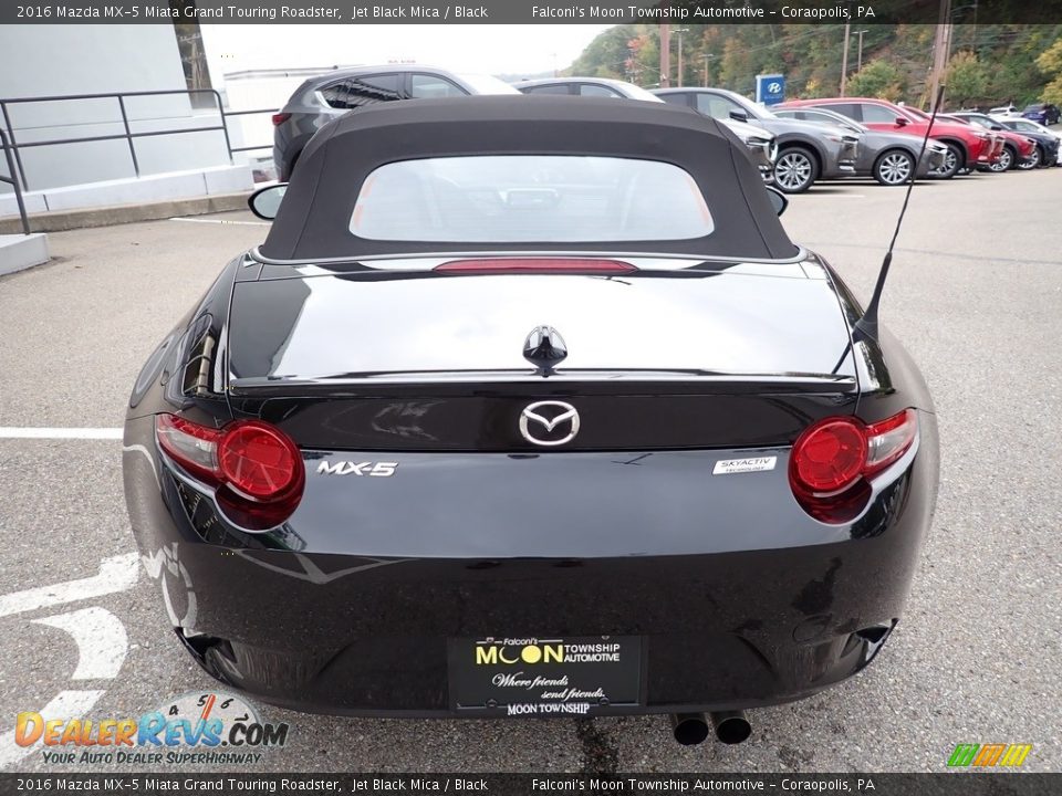 2016 Mazda MX-5 Miata Grand Touring Roadster Jet Black Mica / Black Photo #3