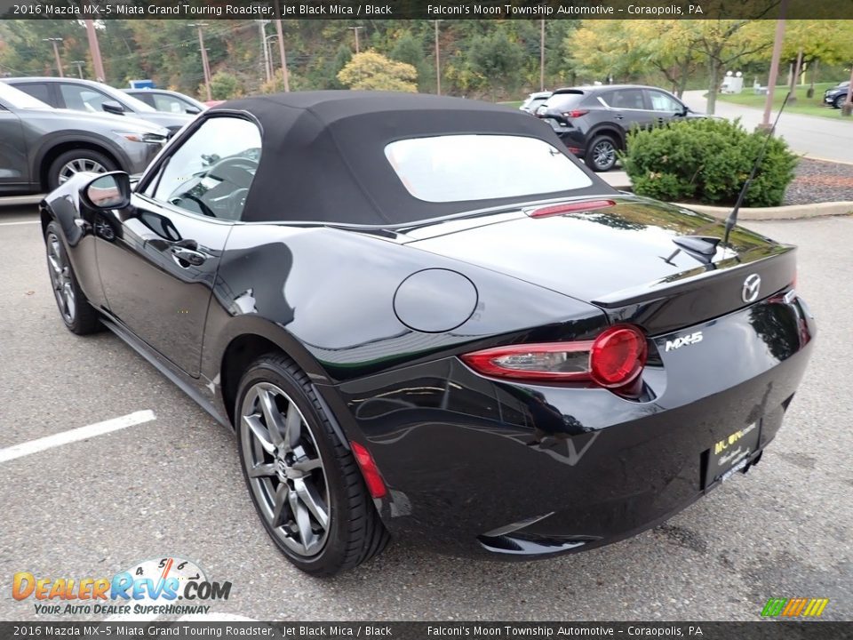 2016 Mazda MX-5 Miata Grand Touring Roadster Jet Black Mica / Black Photo #4