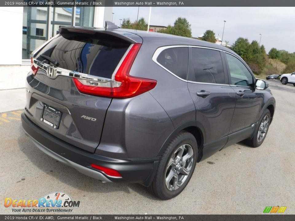 2019 Honda CR-V EX AWD Gunmetal Metallic / Black Photo #11