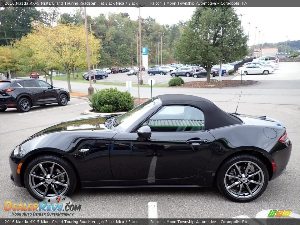 Jet Black Mica 2016 Mazda MX-5 Miata Grand Touring Roadster Photo #5