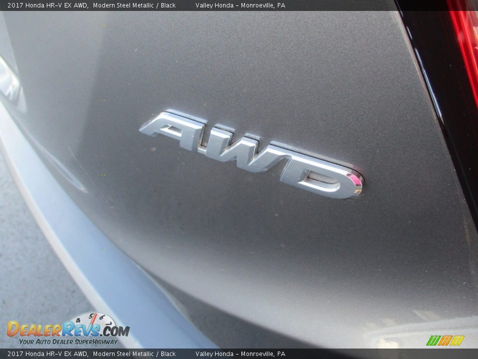 2017 Honda HR-V EX AWD Modern Steel Metallic / Black Photo #6