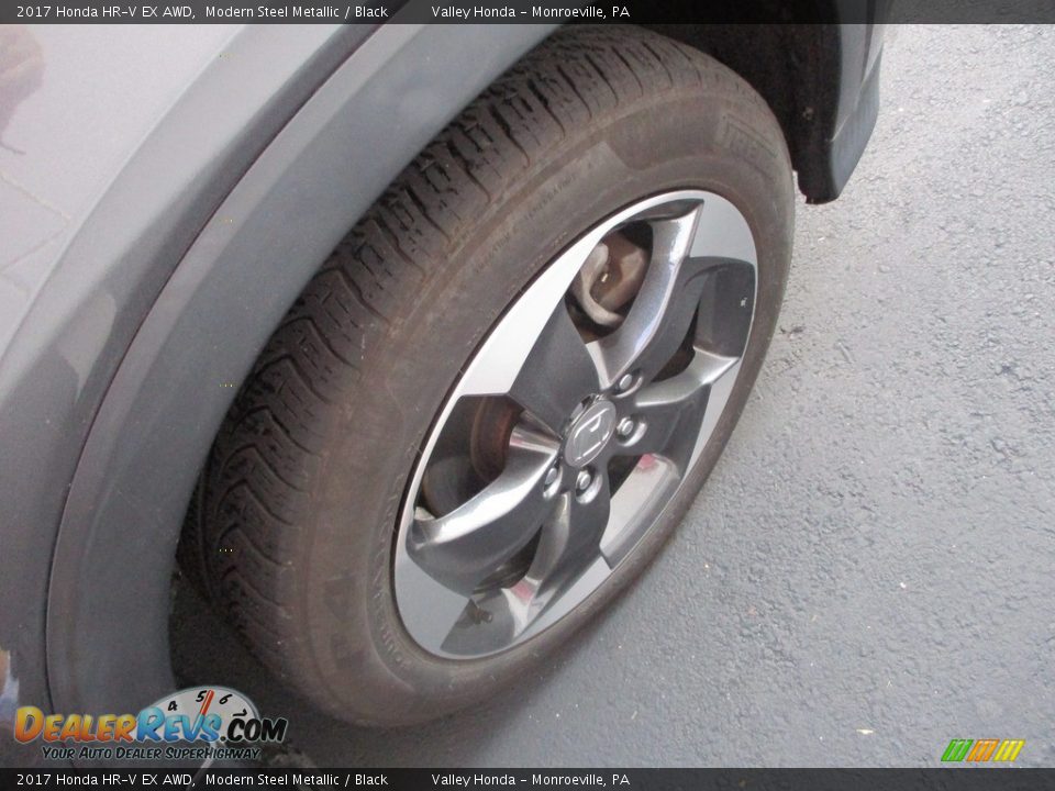 2017 Honda HR-V EX AWD Modern Steel Metallic / Black Photo #7