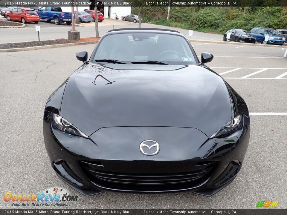 2016 Mazda MX-5 Miata Grand Touring Roadster Jet Black Mica / Black Photo #7