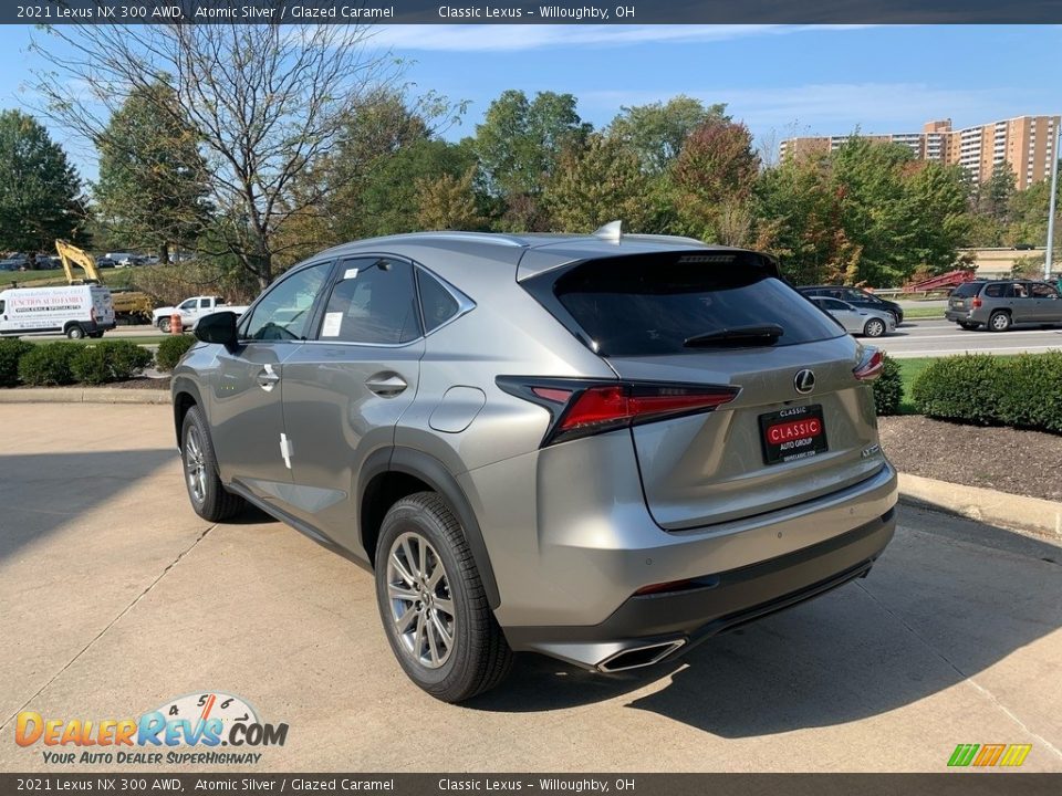 2021 Lexus NX 300 AWD Atomic Silver / Glazed Caramel Photo #4