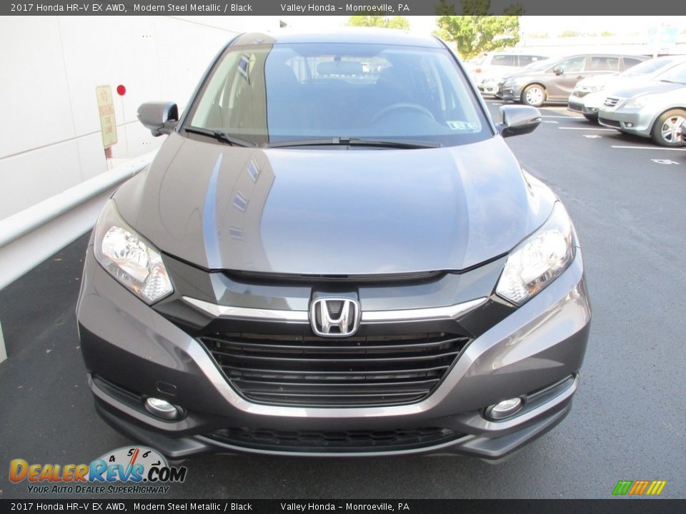 2017 Honda HR-V EX AWD Modern Steel Metallic / Black Photo #9