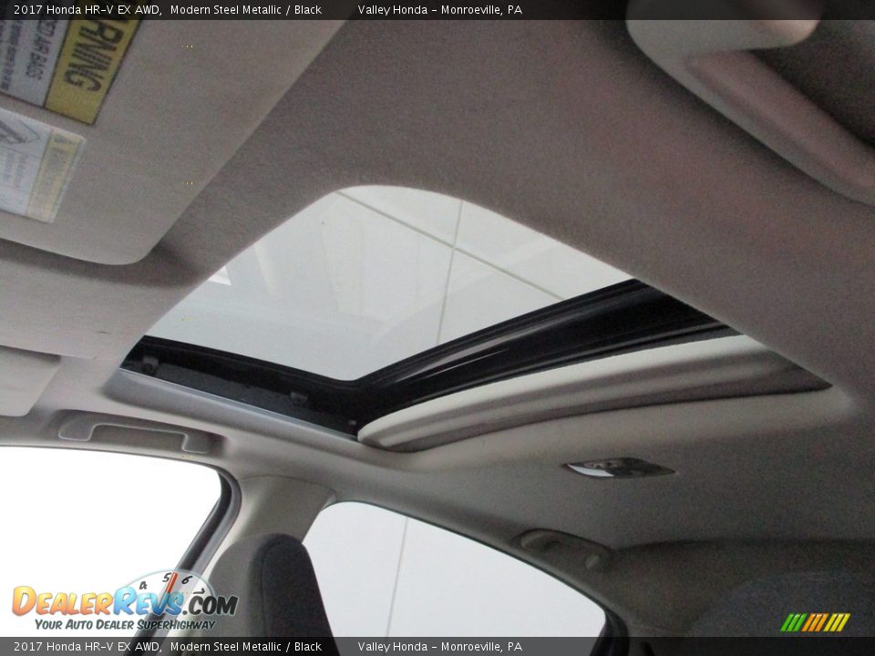 2017 Honda HR-V EX AWD Modern Steel Metallic / Black Photo #12