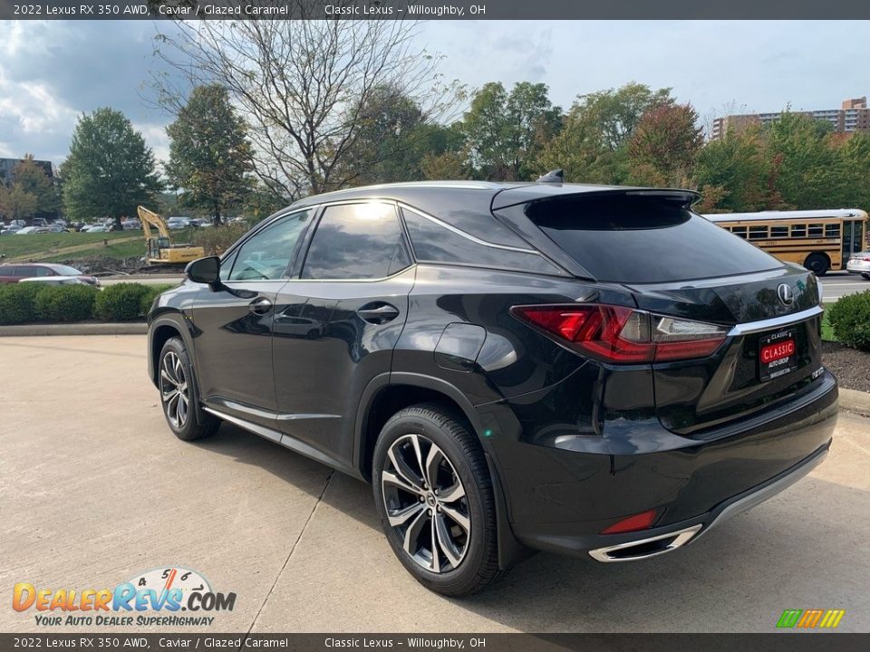 2022 Lexus RX 350 AWD Caviar / Glazed Caramel Photo #4