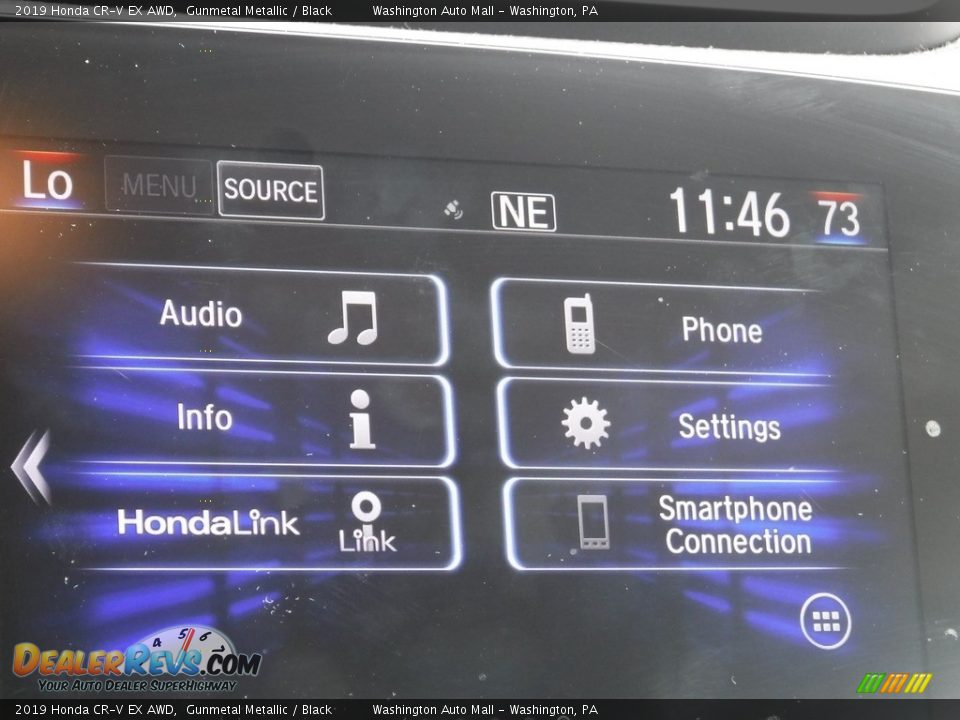 2019 Honda CR-V EX AWD Gunmetal Metallic / Black Photo #19