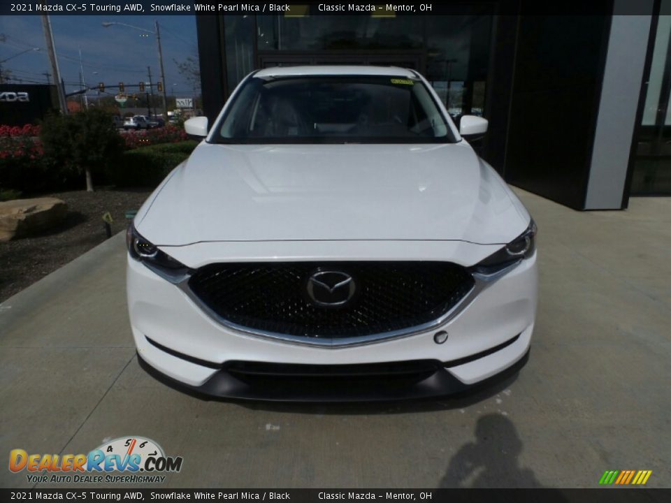 2021 Mazda CX-5 Touring AWD Snowflake White Pearl Mica / Black Photo #2