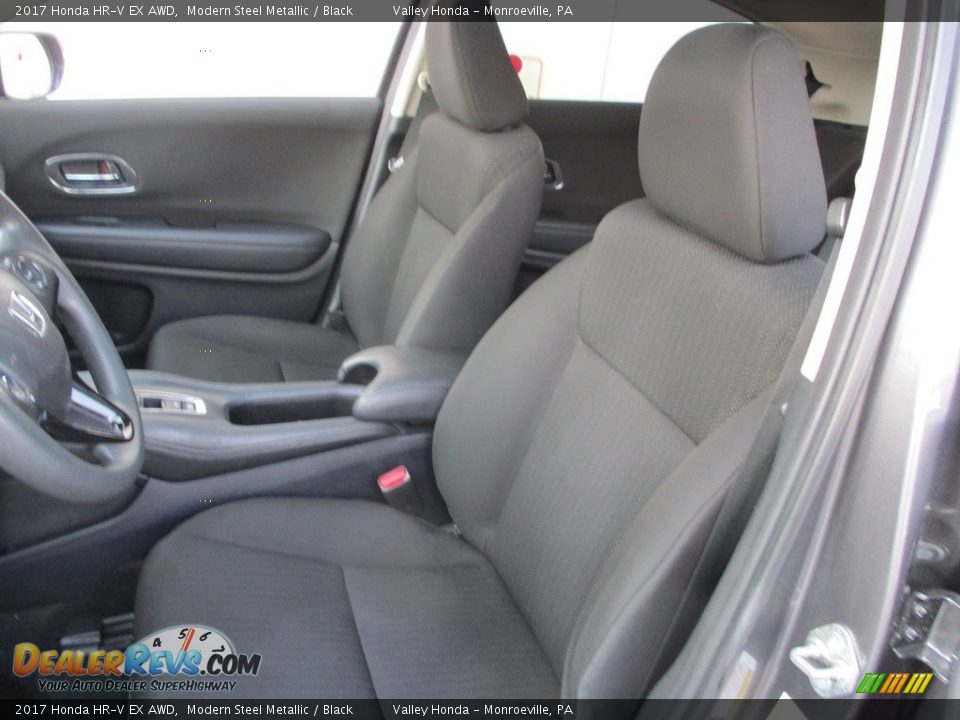 2017 Honda HR-V EX AWD Modern Steel Metallic / Black Photo #13