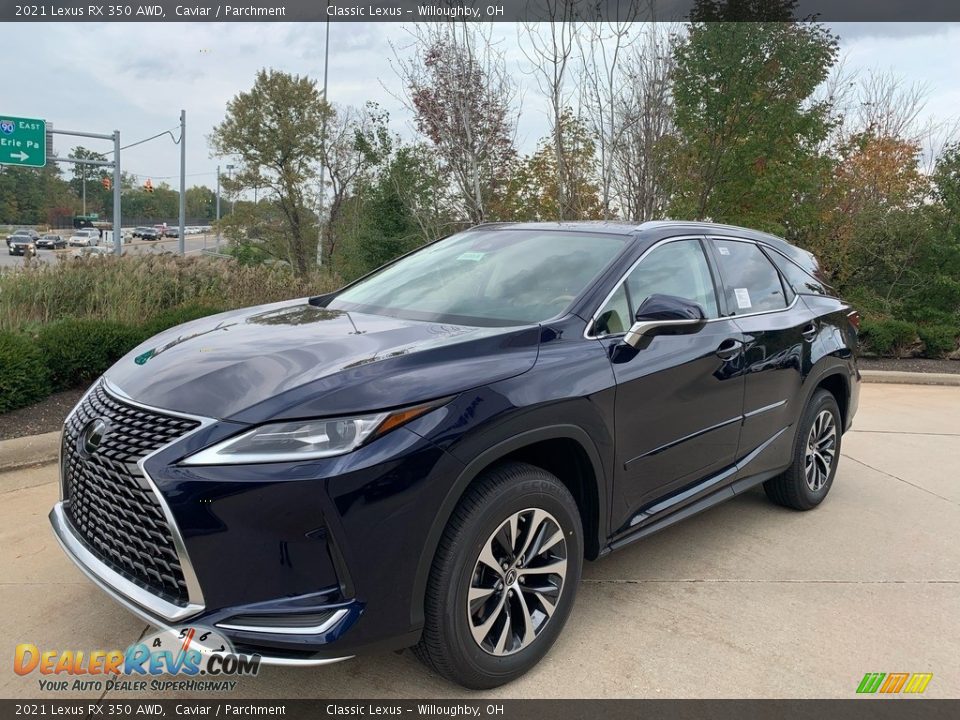 Front 3/4 View of 2021 Lexus RX 350 AWD Photo #1