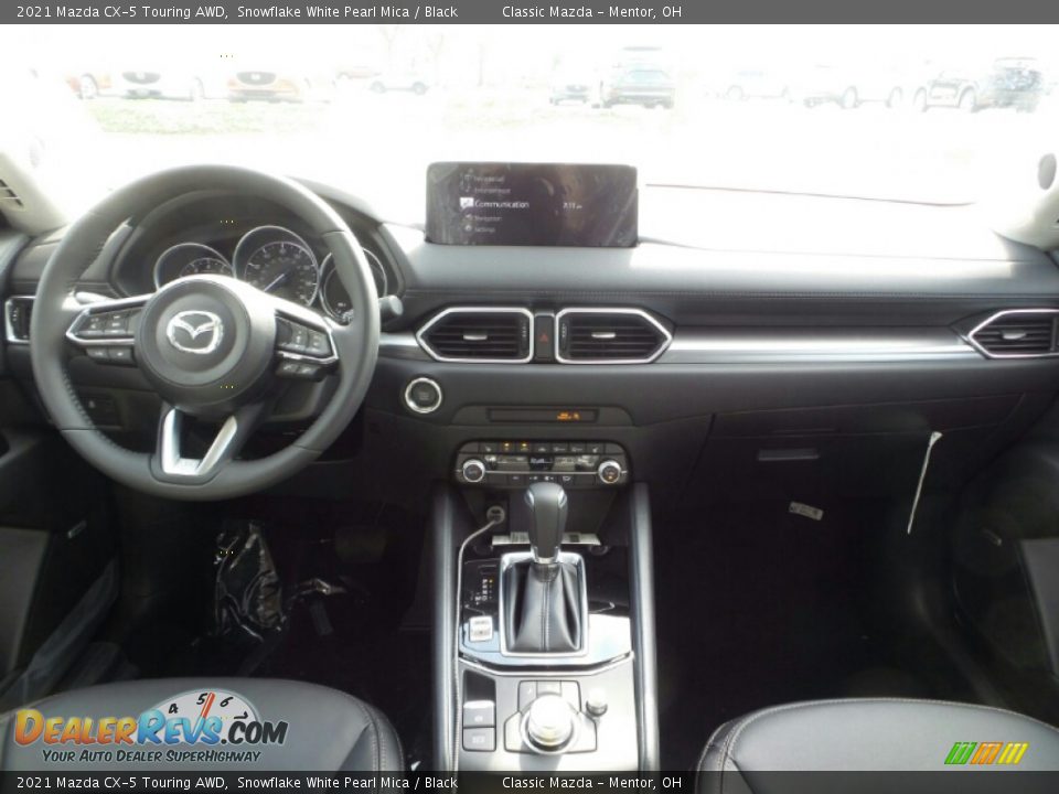 2021 Mazda CX-5 Touring AWD Snowflake White Pearl Mica / Black Photo #3