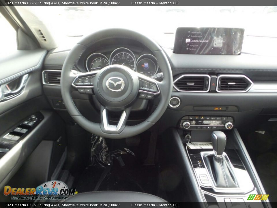 2021 Mazda CX-5 Touring AWD Snowflake White Pearl Mica / Black Photo #4