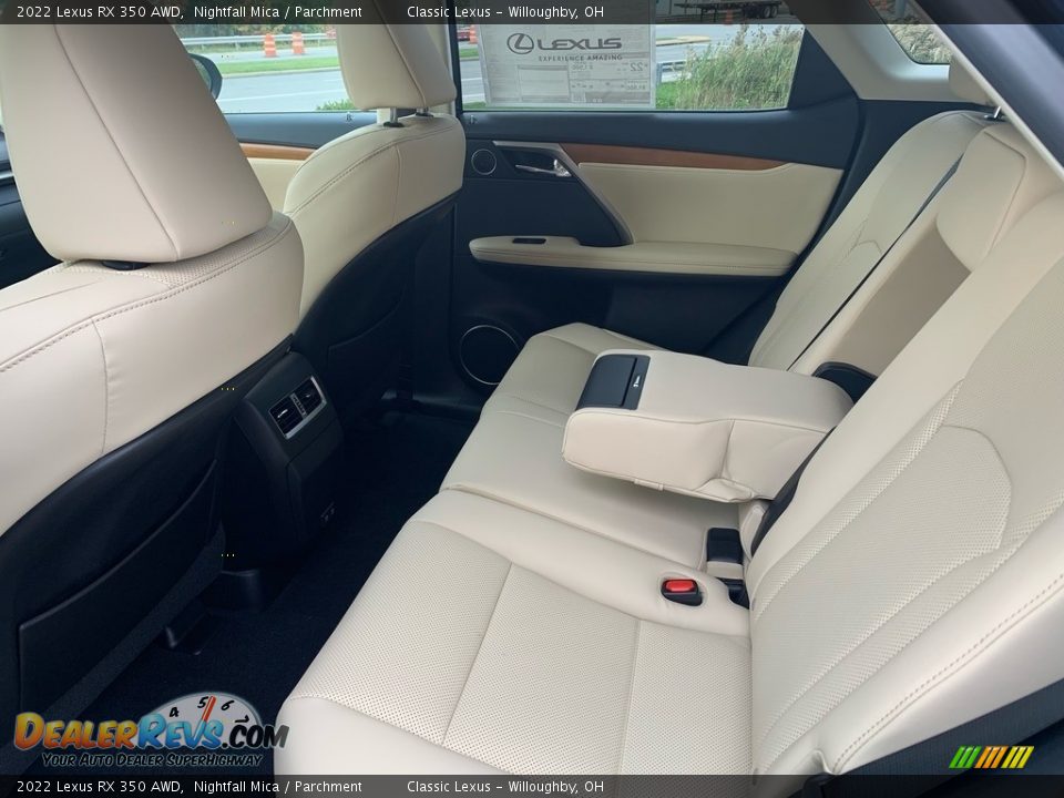 Rear Seat of 2022 Lexus RX 350 AWD Photo #3