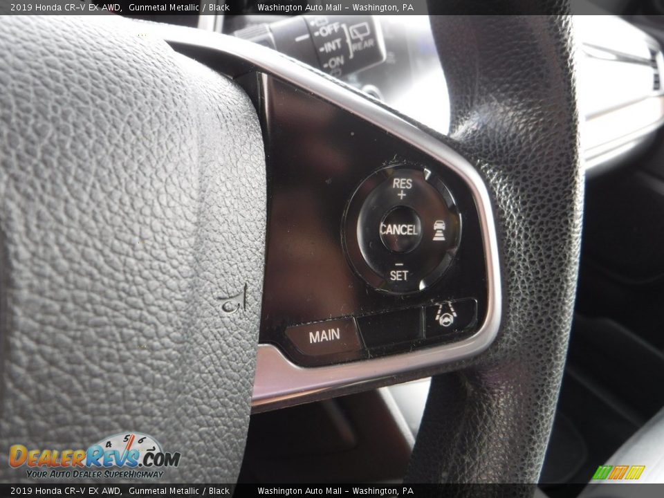 2019 Honda CR-V EX AWD Gunmetal Metallic / Black Photo #27