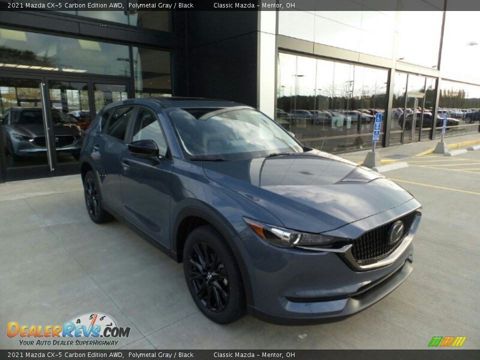 2021 Mazda CX-5 Carbon Edition AWD Polymetal Gray / Black Photo #1