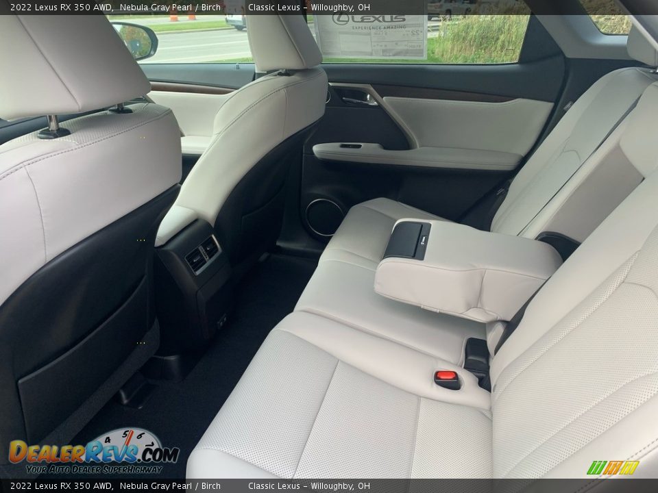 Rear Seat of 2022 Lexus RX 350 AWD Photo #3