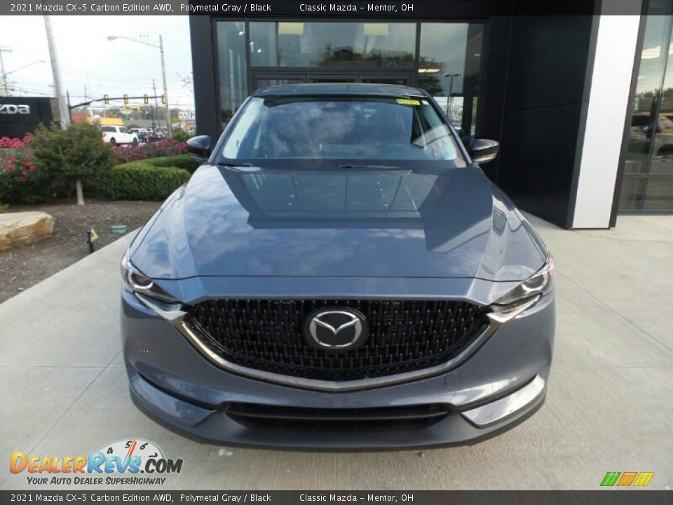 2021 Mazda CX-5 Carbon Edition AWD Polymetal Gray / Black Photo #2