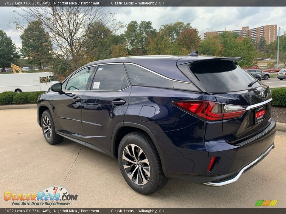 2022 Lexus RX 350L AWD Nightfall Mica / Parchment Photo #4