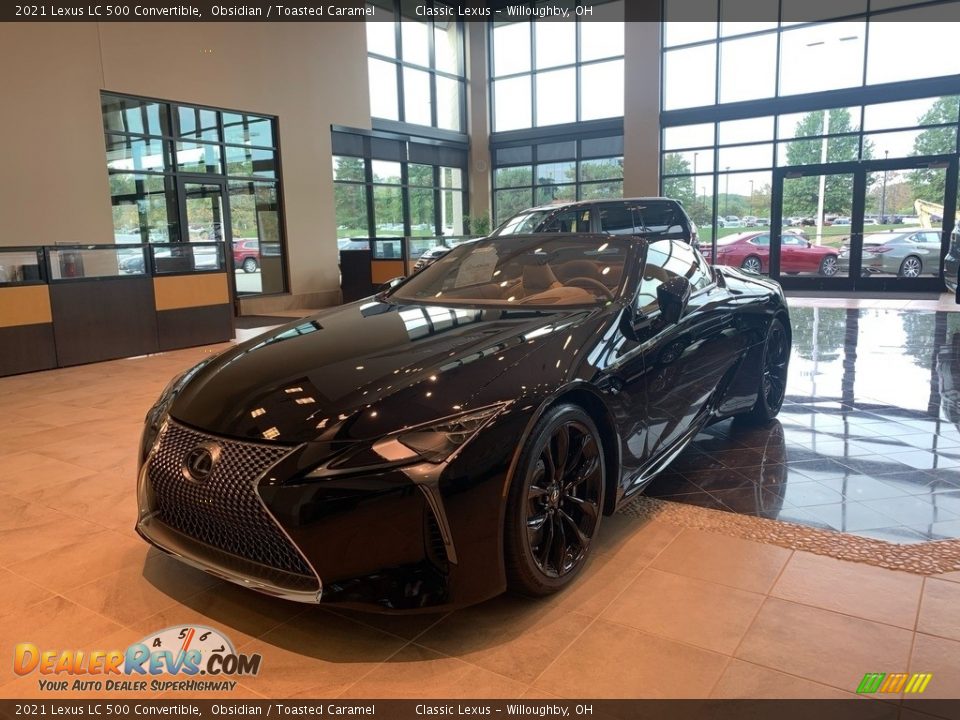 2021 Lexus LC 500 Convertible Obsidian / Toasted Caramel Photo #1
