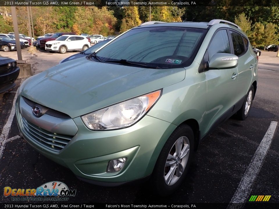 2013 Hyundai Tucson GLS AWD Kiwi Green / Taupe Photo #1