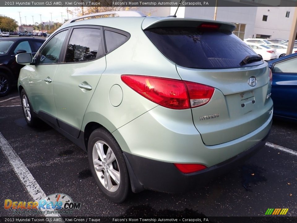 2013 Hyundai Tucson GLS AWD Kiwi Green / Taupe Photo #2